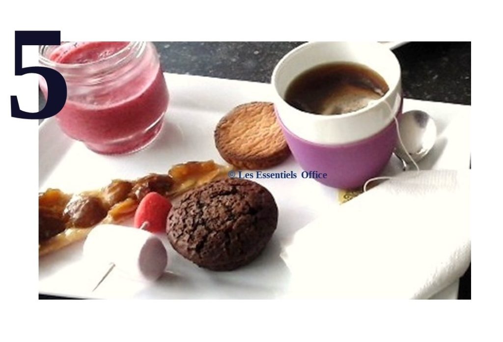 Achats préparation livraison café et thé gourmand